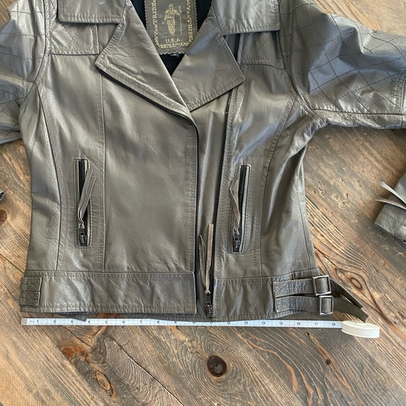 MY TRIBE Leather Jacket - Picture 13 of 14